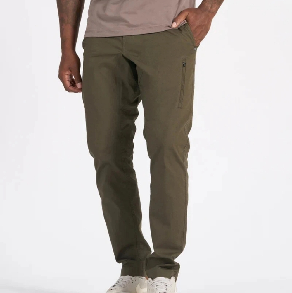 Sold! Vuori Mens Dark Oregano Duraterra Ripstop Climber Hiking Pants Large - Picture 2 of 10